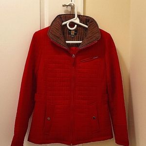 Gallery quilted winter jacket. Size 10. Color is Merlot.